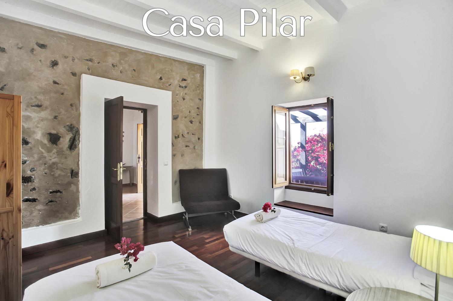 Casa Pilar, Aurora Y Tarabilla En Finca Ecologica Teguitar Eksteriør billede