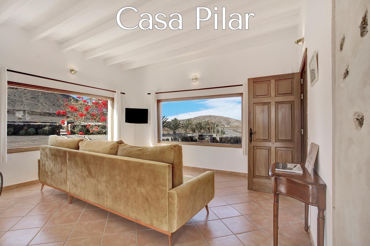 Casa Pilar, Aurora Y Tarabilla En Finca Ecologica Teguitar Eksteriør billede